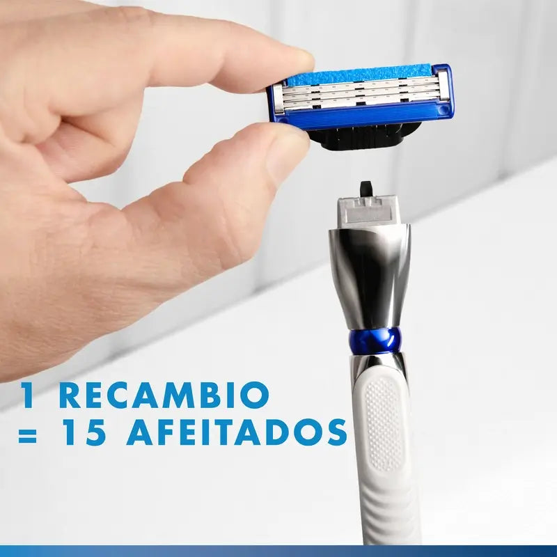 Recharges de rasoir pour hommes Gillette Mach3 Turbo, 4 pcs.