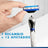 Recharges de rasoir pour hommes Gillette Mach3 Turbo, 4 pcs.
