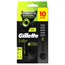 Rasoir Gillette Labs avec barre exfoliante + 5 recharges et base