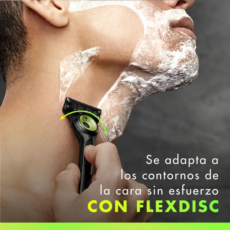 Rasoir Gillette Labs avec barre exfoliante + 5 recharges et base