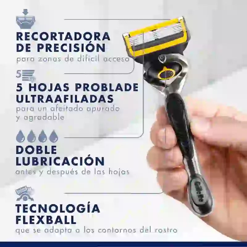 Gillette Fusion Proshield Fusion Machine + 2 recharges