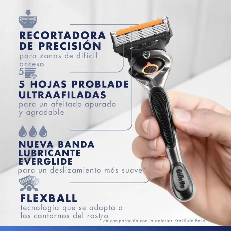 Rasoir pour homme Gillette Proglide, 1 manche + 1 recharge