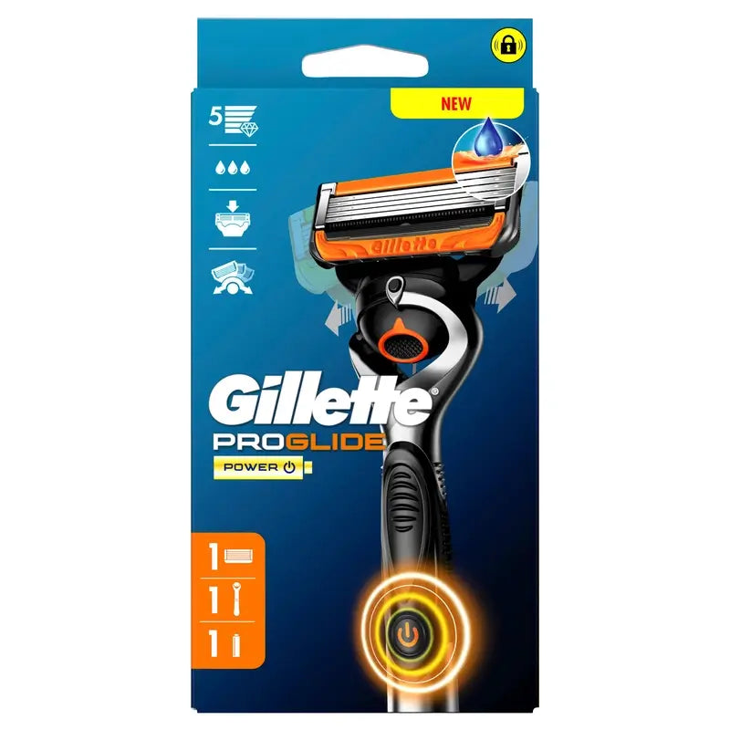 Rasoir Gillette Proglide Power 1, 2 recharges