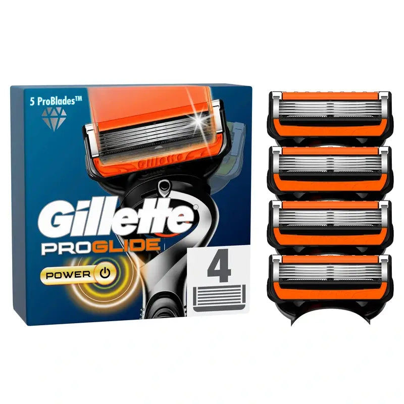 Recharges de rasoir pour hommes Gillette Proglide Power, 4 pièces