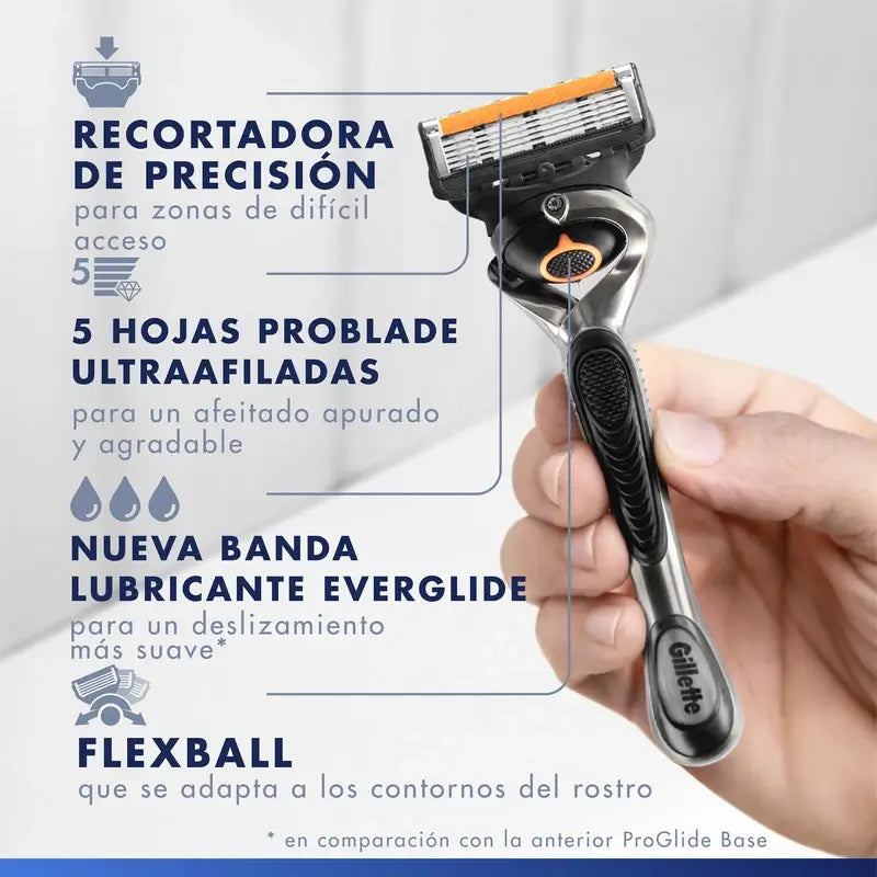 Recharges de rasoir pour hommes Gillette Proglide, 4 pièces