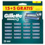 Gillette Mach3 Recharge, 20 recharges