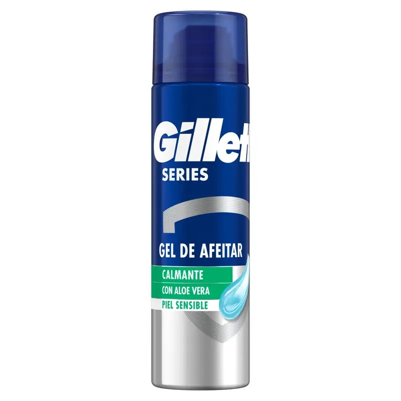 Gillette Series Gel de rasage apaisant à l'aloe vera, 200 ml