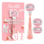 Gillette Venus Comfortglide Spa Breeze Women's Hair Removal Razor, 1 Handle + 3 Refills