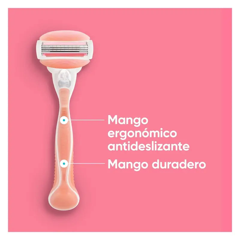 Rasoir épilatoire pour femmes Gillette Venus Comfortglide Spa Breeze, 1 manche + 3 recharges