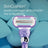 Recharge pour femmes Gillette Venus Deluxe Smooth Swirl, 3 paquets de recharges