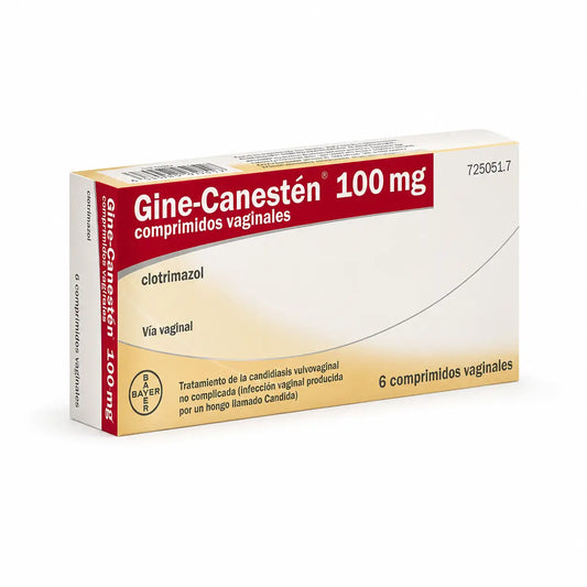 Gine-Canesten 100 mg, 6 comprimés vaginaux