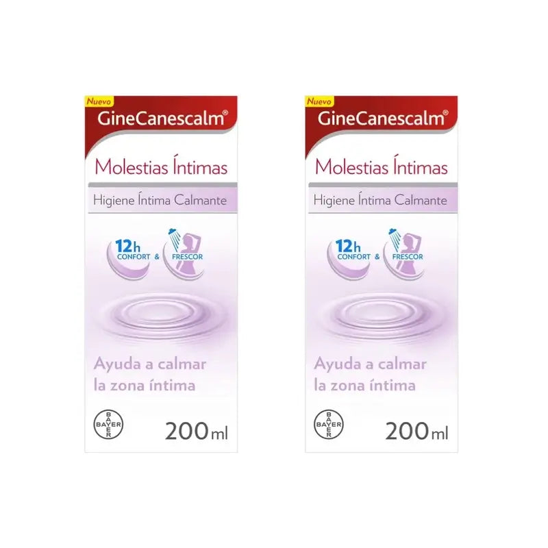 Ginescanes GineCanescalm Gel Intime, 2X200 Ml
