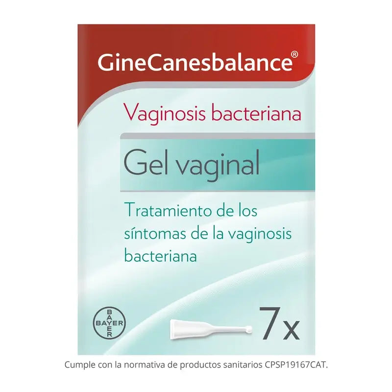 Gynecanes GineCanesbalance Gel vaginal antibactérien, 7 applicateurs