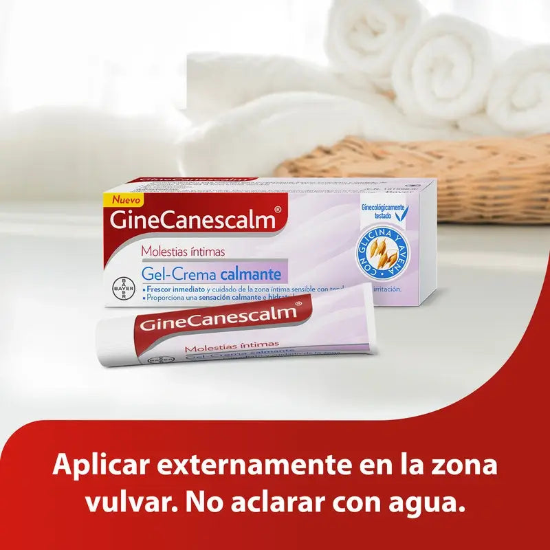 Ginescanes GineCanescalm Gel-crème apaisant, 15 gr
