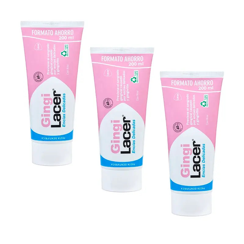 Gingilacer Triplo Dentifrice, 3 x 200 Ml