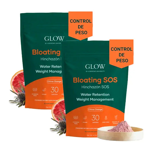 Glow Bloating SOS Ballonnements abdominaux, paquet de 2 x 120 g