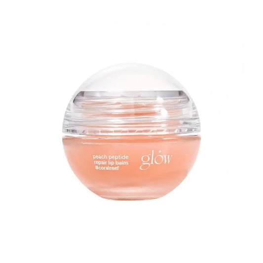 Baume à lèvres réparateur au peptide de Glow Peach Coralreef , 8 gr