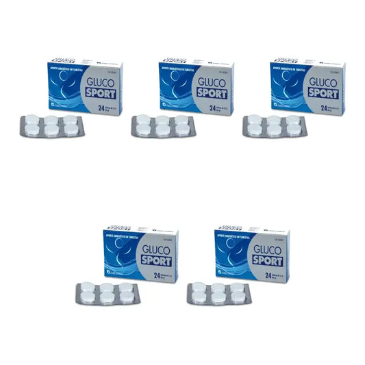 Glucosport Comprimés 2,5 g, 5 x 24 comprimés