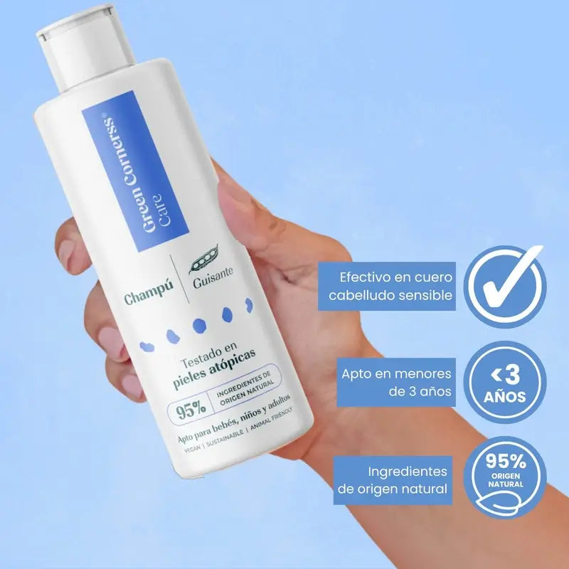 Shampooing aux pois de Green Cornerss, 300ml