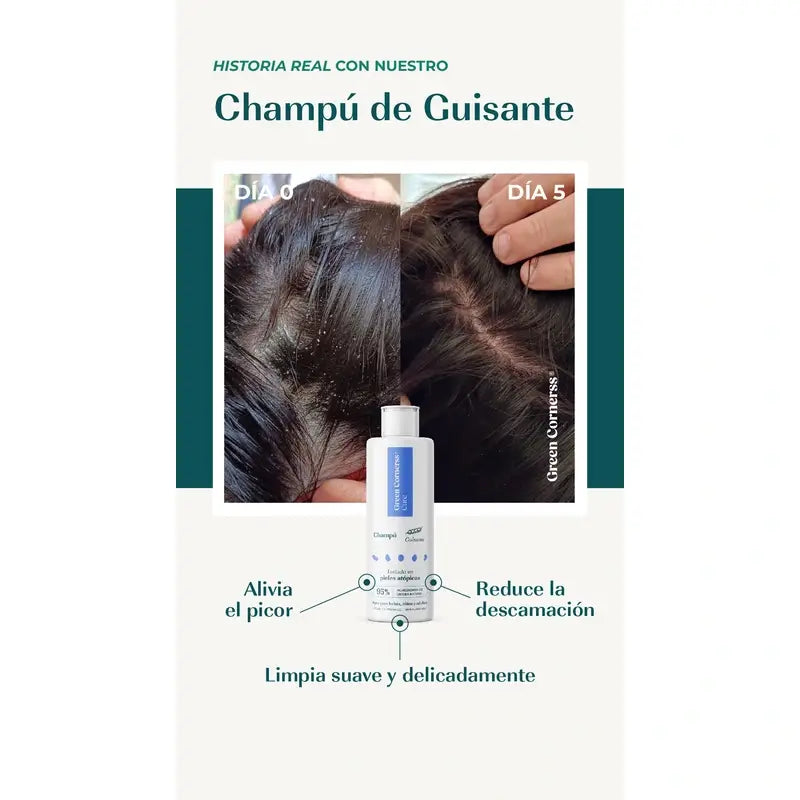 Shampooing aux pois de Green Cornerss, 300ml