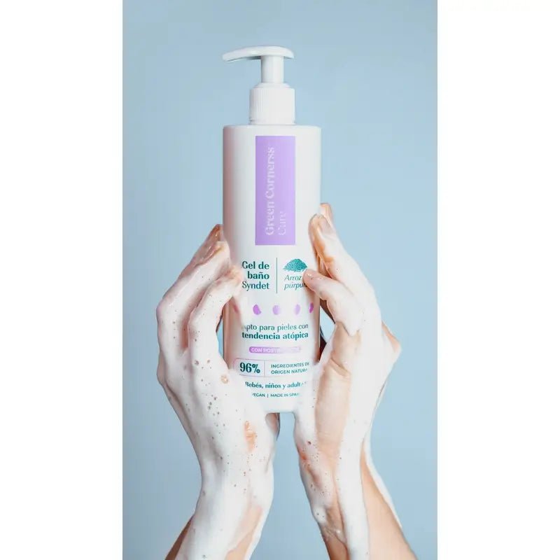 Green Cornerss Gel de bain au riz violet, 400 ml