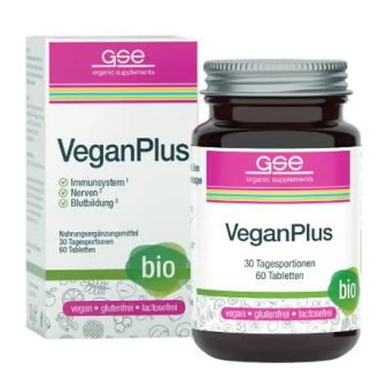 Gse Veganplus 60 Bio Vegan Tablets