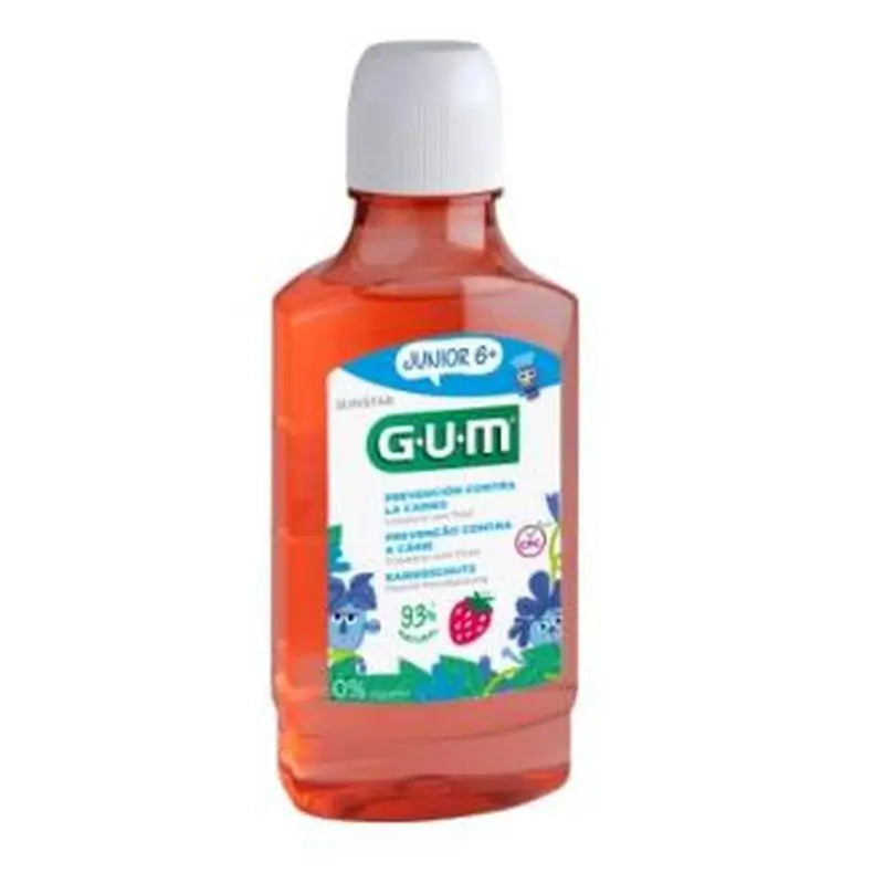 Gum Mouthwash Junior +6 Years Strawberry 300Ml