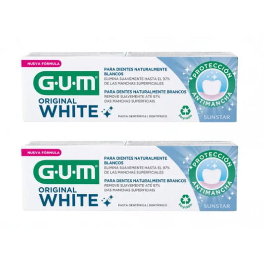 Gum Original White Toothpaste 75 ml 2 Tubes