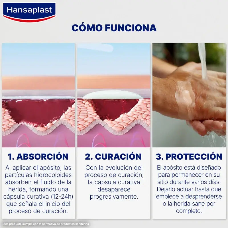 Hansaplast Second Skin Protection Xl, 3 unités