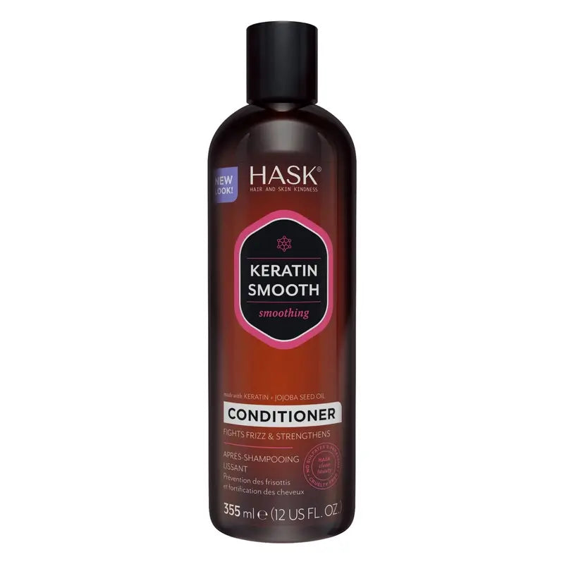 Hask Keratin Protein Smooth & Sleek Conditioner, 355 ml