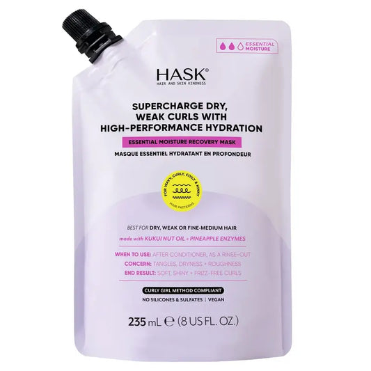 Masque capillaire hydratant Hask Texture Light, 235 ml