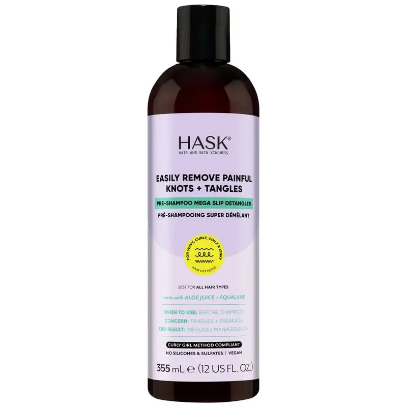 Pré-shampooing démêlant Hask Texture, 355 ml