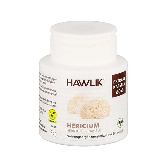 Hawlik Lion's Mane Pure Organic Extract, 60 gélules