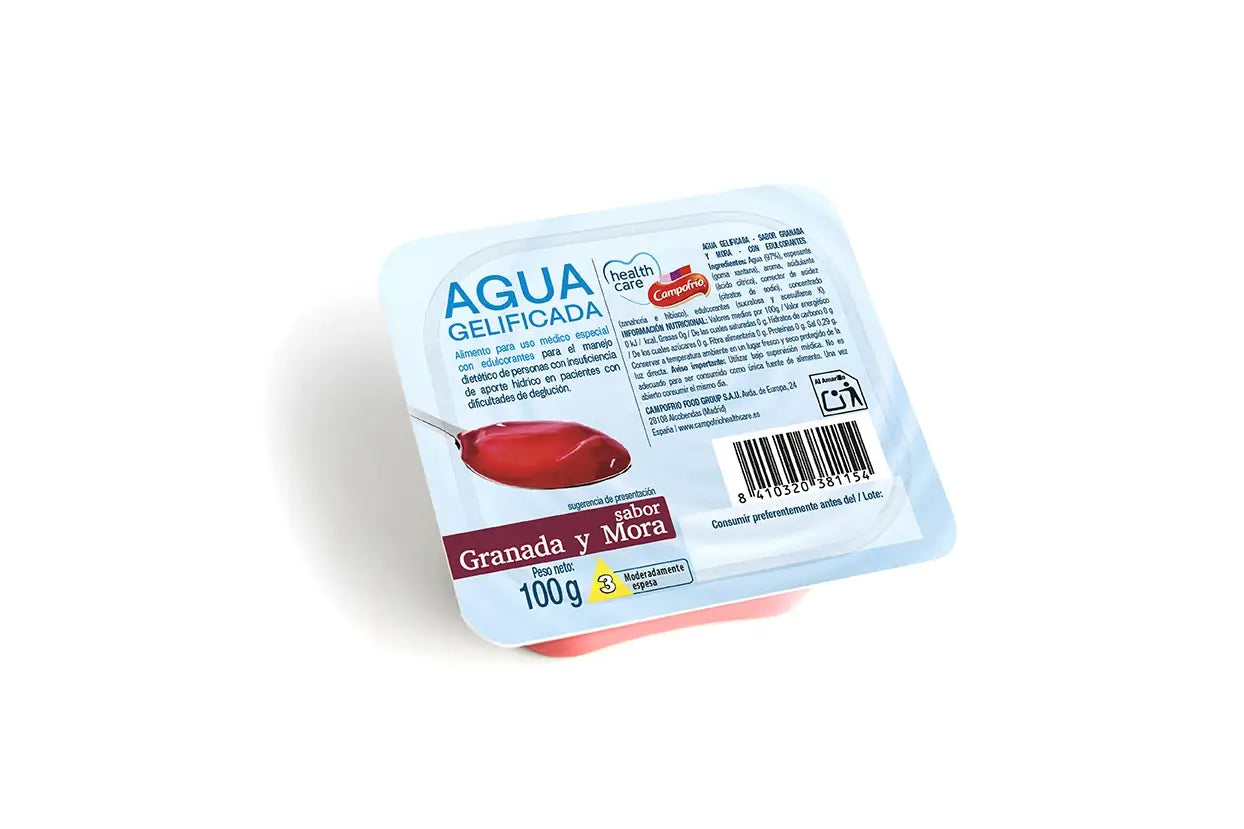 Health Care Campofrio Gel de grenade et mûre, 100 g x 12 unités