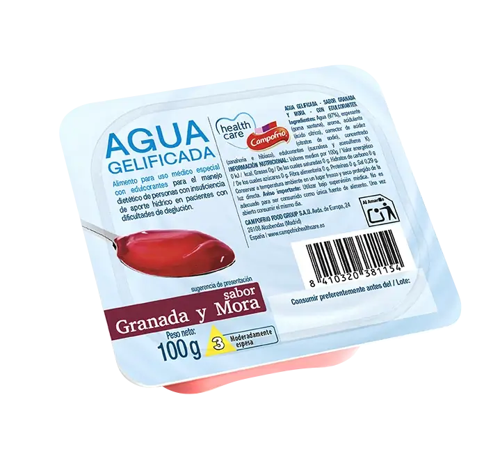 Health Care Campofrio Gel de grenade et mûre, 100 g x 12 unités