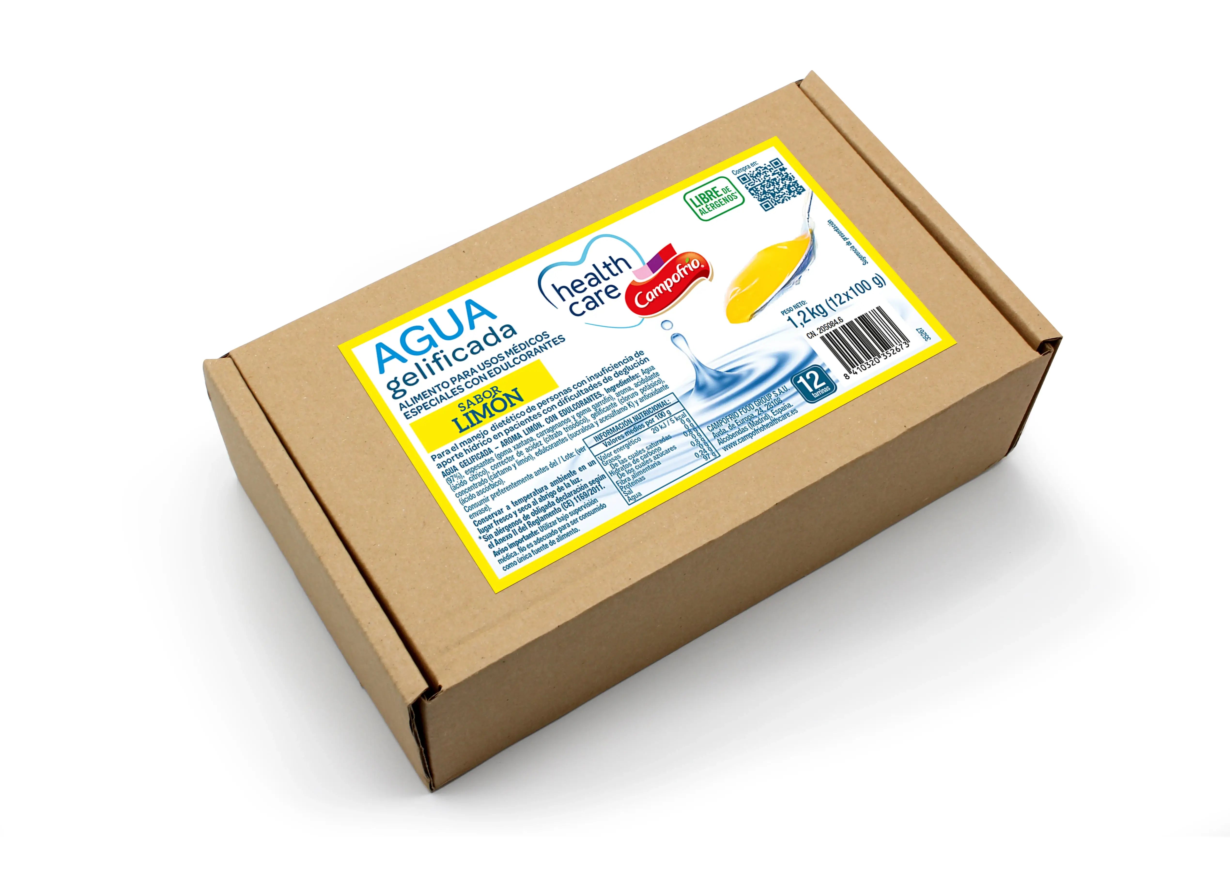 Health Care Campofrio Eau gélifiée au citron Health Care Campofrio 100 g