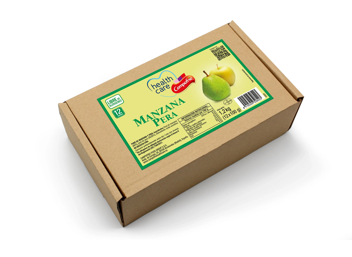 Health Care Campofrio Pomme et poire en purée Health Care Campofrio 100 g