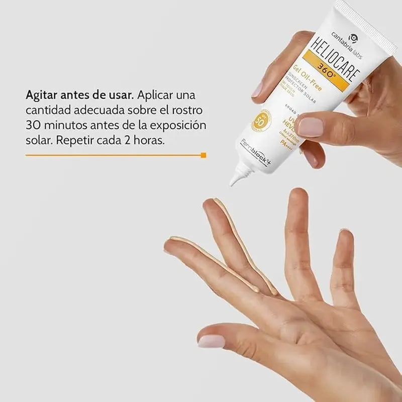 Heliocare 360º Oil Free Gel Spf 50+ 50 Ml