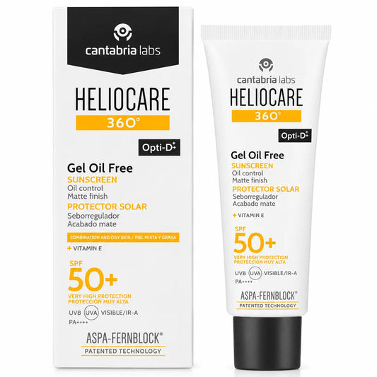 Heliocare 360º Gel solaire sans huile pour le visage SPF 50+, 50 ml