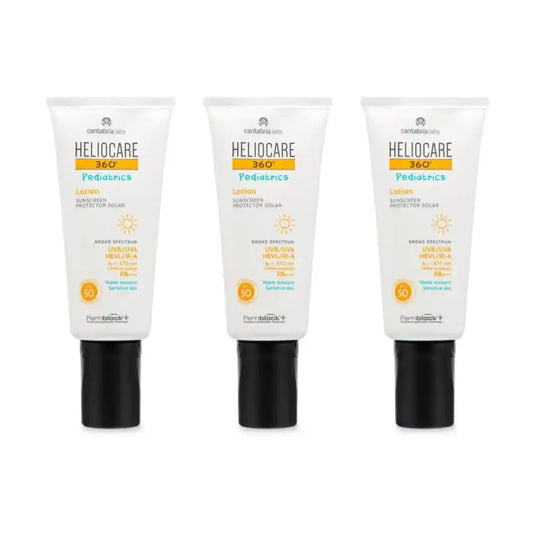Heliocare 360º Lotion pédiatrique Spf 50, 3X200 Ml
