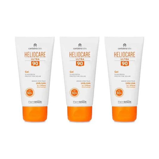 Heliocare Ultra 90 Gel Spf 50+, 3X50 Ml