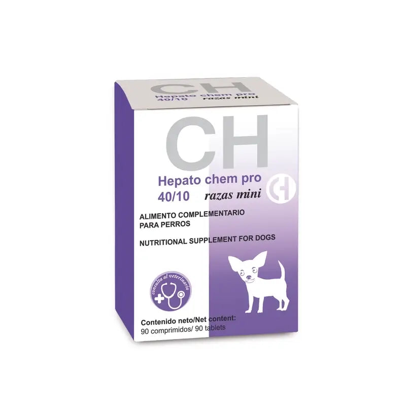 Chemical Hepato Chem Pro 40/10 Races Mini, 90 comprimés