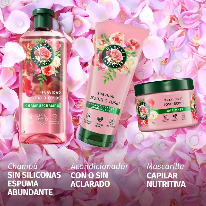 Herbal Essences Shampooing à la rose 350 ml