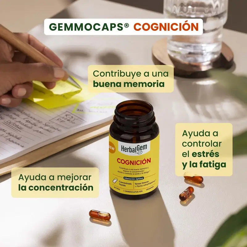 Herbalgem Gemmocaps Stress Protect Cognition, 30 gélules