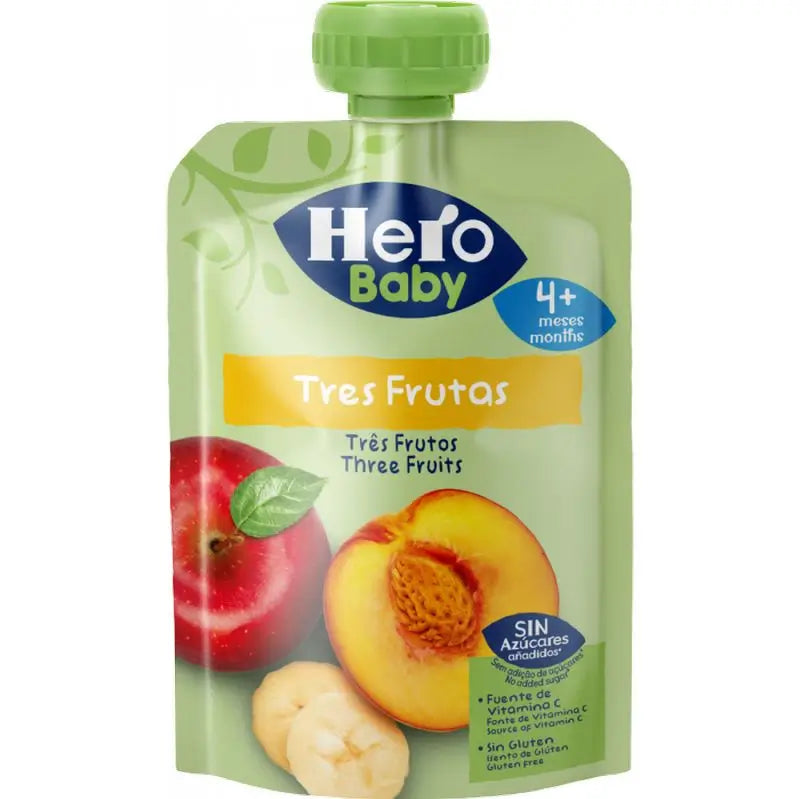 Hero Baby Trois Fruits Sachet 100G