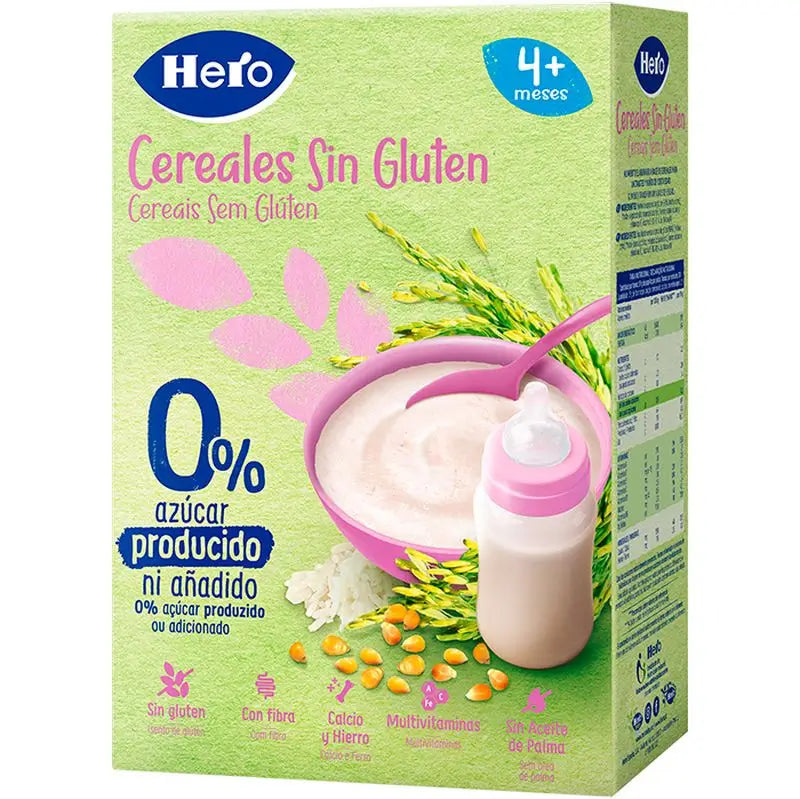 Hero Baby Céréales Céréales Céréales Céréales Céréales Sans Gluten 340G