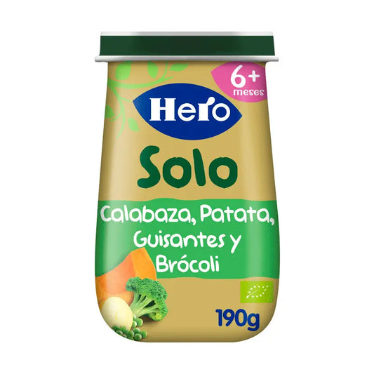 Hero Baby Hero Solo Eco Jar Pumpkin, Potato, Peas & Broccoli 190G