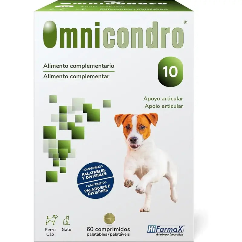 Omnicondro 10 Chondroprotecteur Chiens 60 comprimés