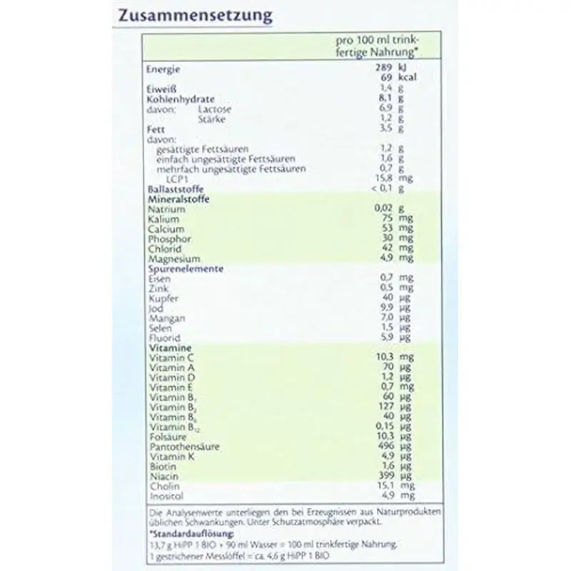 Hipp Milk 1 pour nourrissons Bio, 300 g