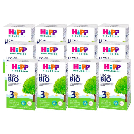 Hipp Organic Growing Up Milk 3, Pack 12 x 500 g